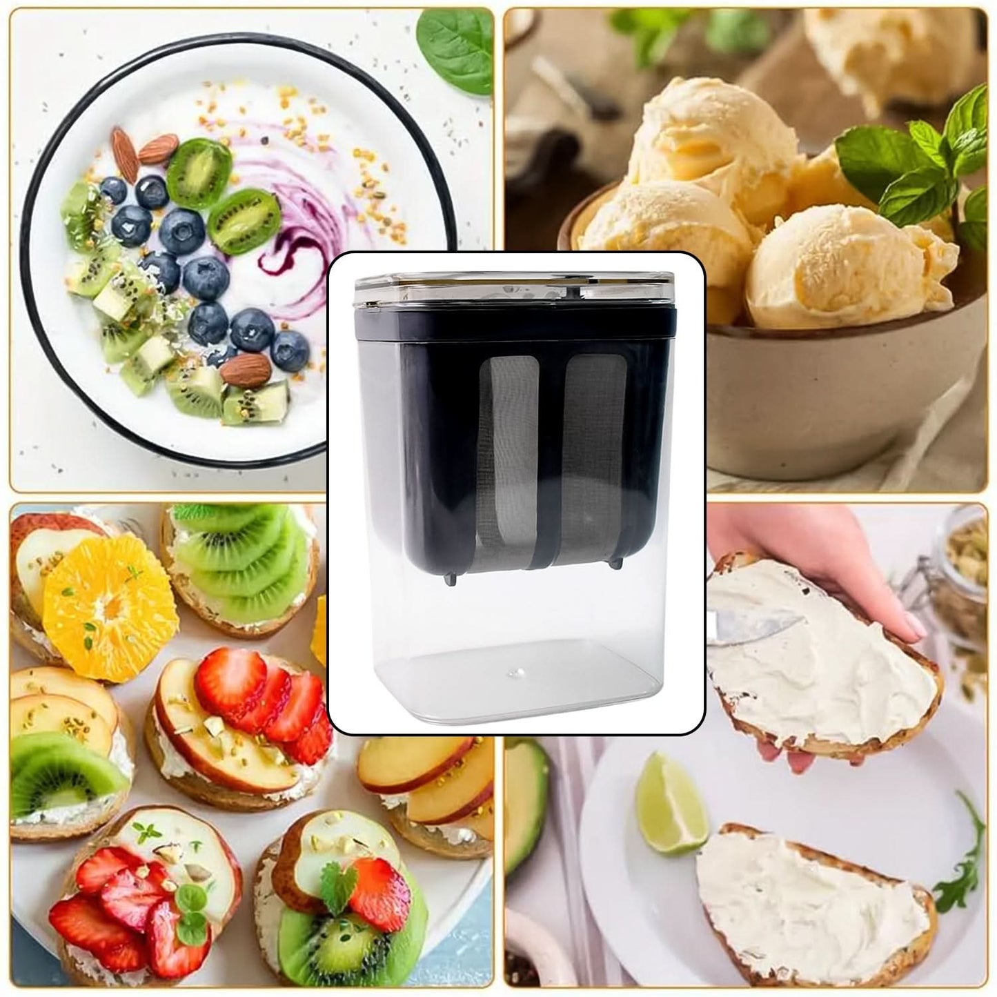 Greek Yogurt preparation using Hung Curd Maker for smooth and creamy hung curd at home